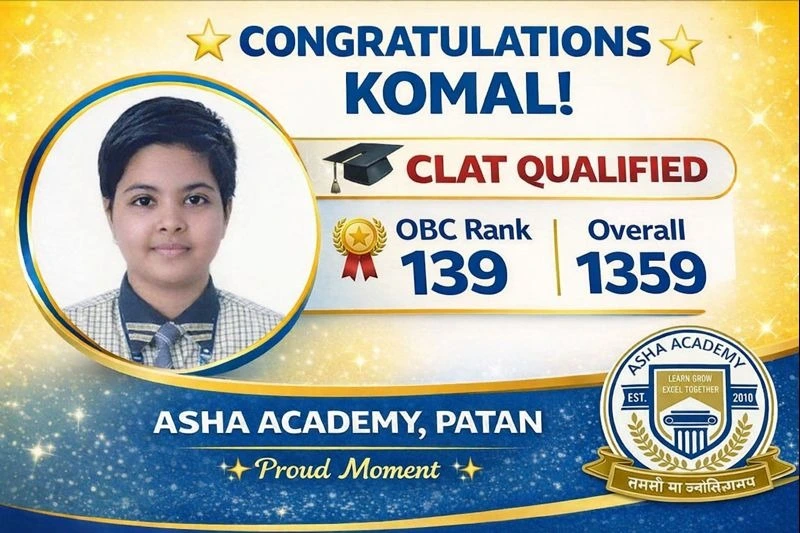 Komal Qualifies CLAT